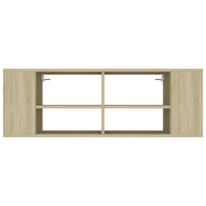 Wall-Mounted TV Cabinet Sonoma Oak 102x35x35 cm Engineered Wood