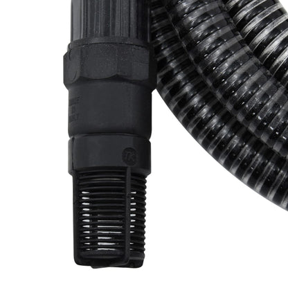 Suction Hose with PVC Connectors Black 1" 10 m PVC