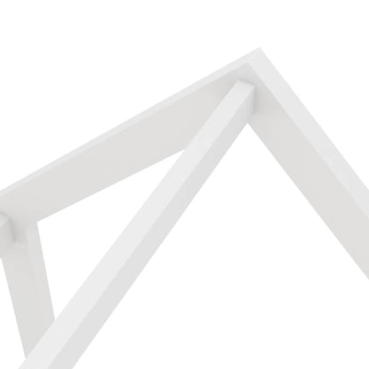 Kids Bed Frame with Drawers White Solid Pine Wood 90x200 cm