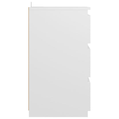 Bed Cabinets 2 pcs White 40x35x62.5 cm Engineered Wood