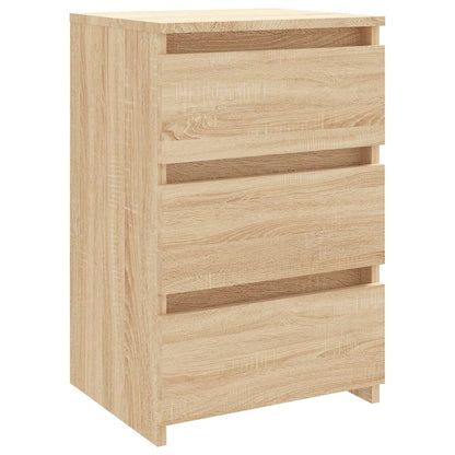 Bed Cabinets 2 pcs Sonoma Oak 40x35x62.5 cm Engineered Wood