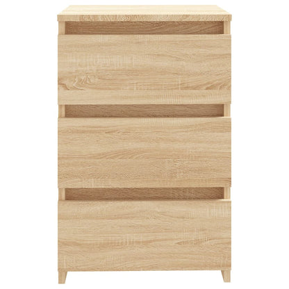 Bed Cabinets 2 pcs Sonoma Oak 40x35x62.5 cm Engineered Wood