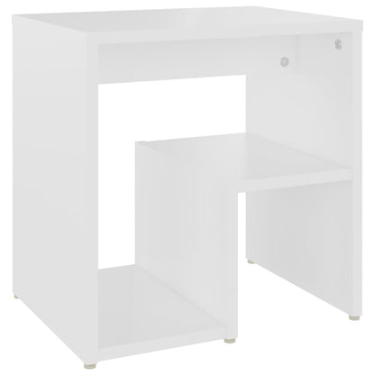 Bed Cabinets 2 pcs White 40x30x40 cm Engineered Wood