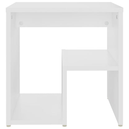 Bed Cabinets 2 pcs White 40x30x40 cm Engineered Wood