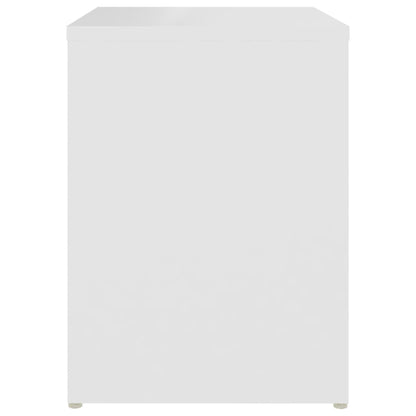 Bed Cabinets 2 pcs White 40x30x40 cm Engineered Wood
