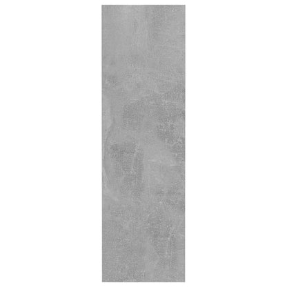 Wall Shoe Cabinet Concrete Grey 60x18x60 cm Engineered Wood
