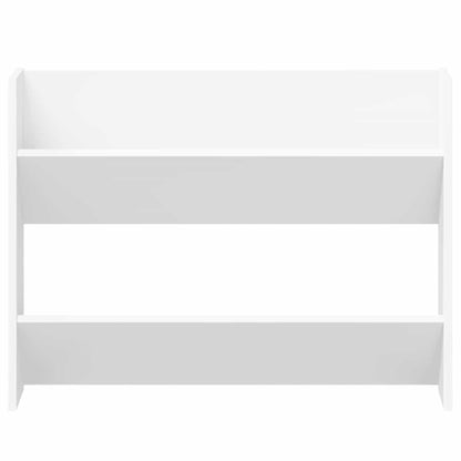 Wall Shoe Cabinet White 80x18x60 cm Engineered Wood