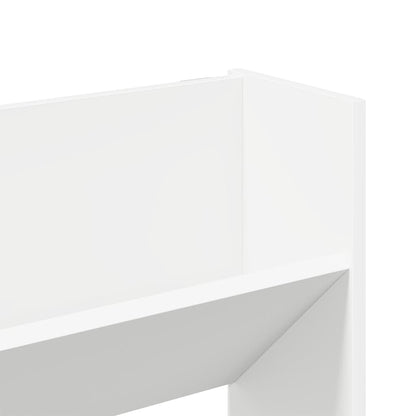 Wall Shoe Cabinet White 80x18x60 cm Engineered Wood