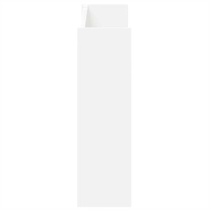 Wall Shoe Cabinet 2 pcs White 80x18x60 cm Engineered Wood