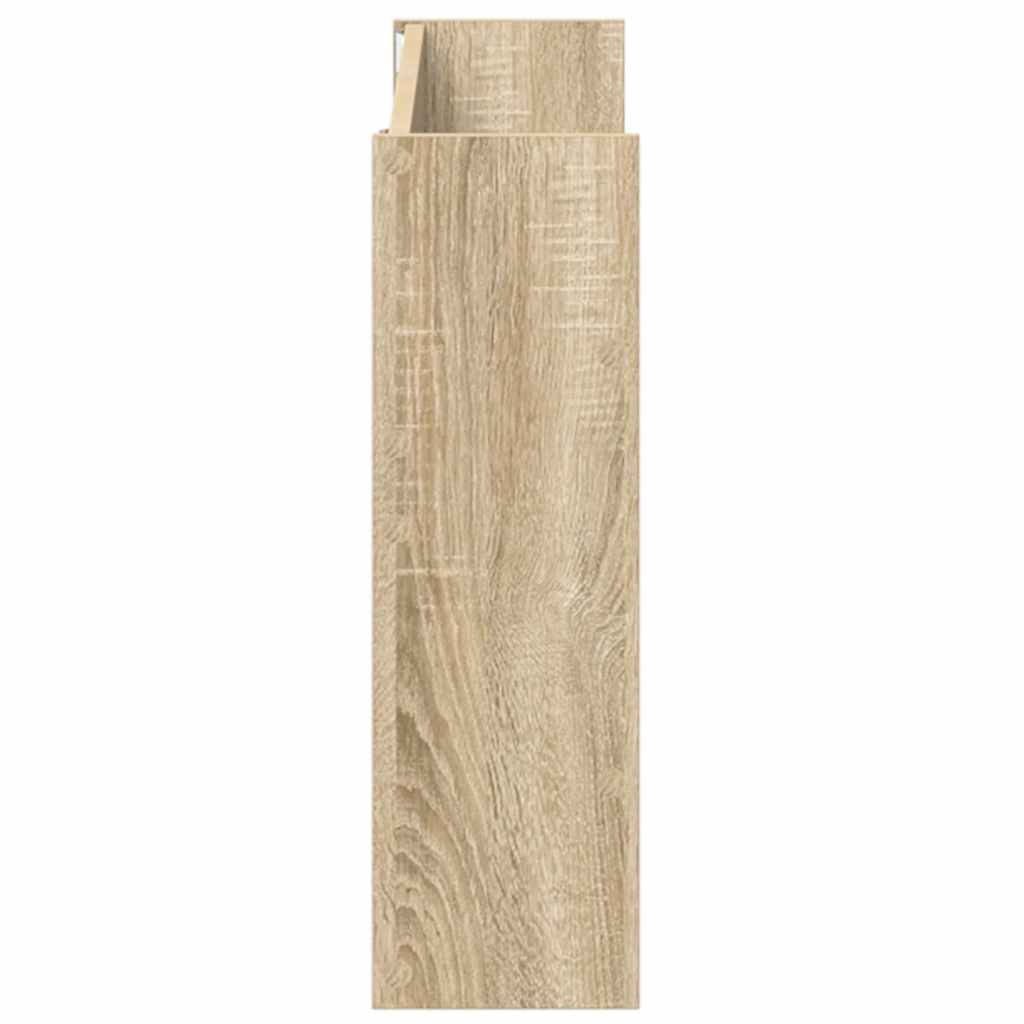 Wall Shoe Cabinets 2 pcs Sonoma Oak 80x18x60cm Engineered Wood
