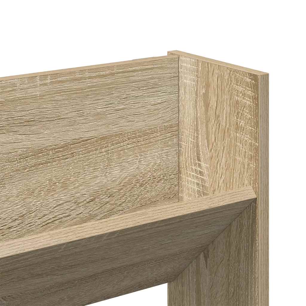 Wall Shoe Cabinets 2 pcs Sonoma Oak 80x18x60cm Engineered Wood