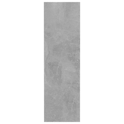 Wall Shoe Cabinet Concrete Grey 80x18x60 cm Engineered Wood