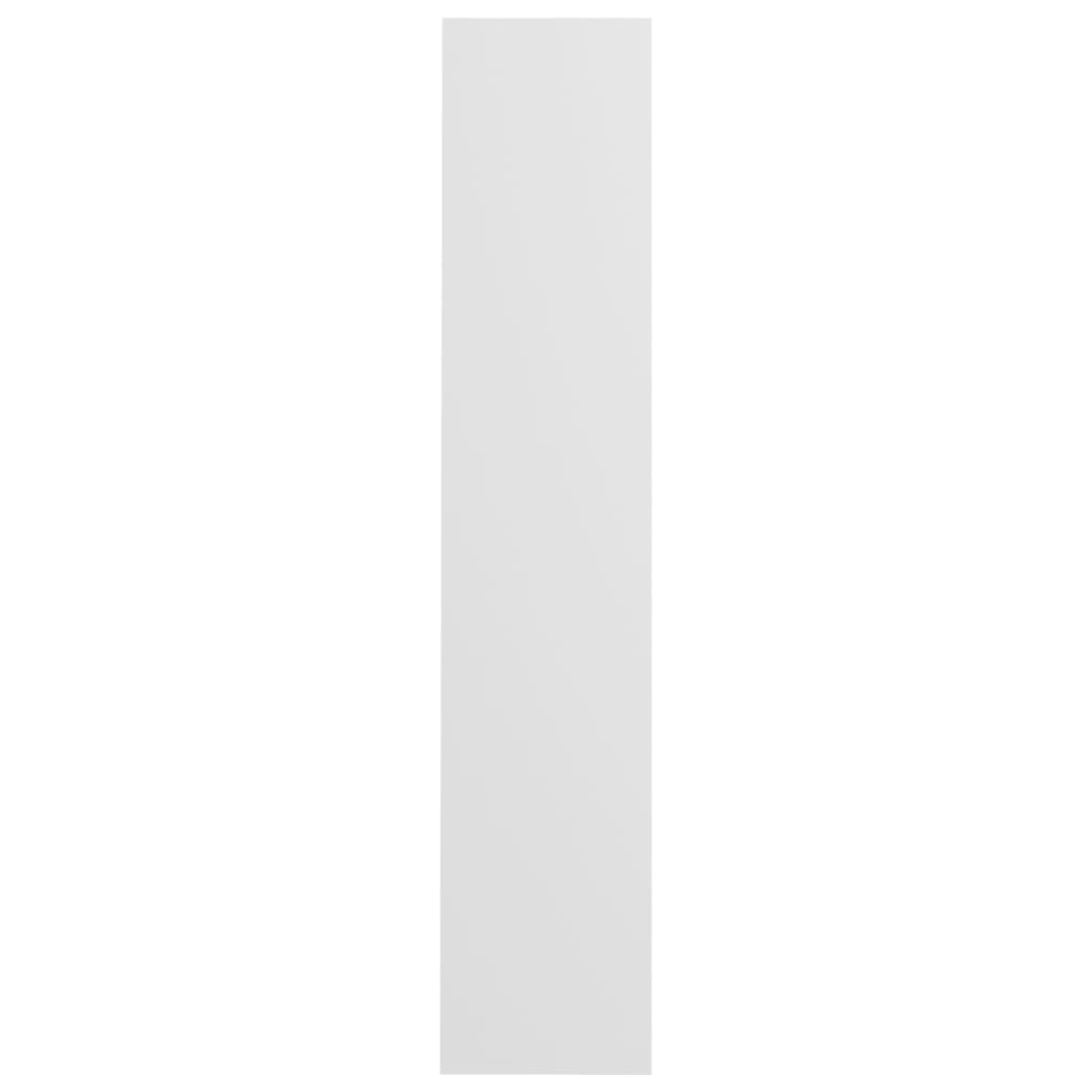 Wall Shoe Cabinet White 60x18x90 cm Engineered Wood