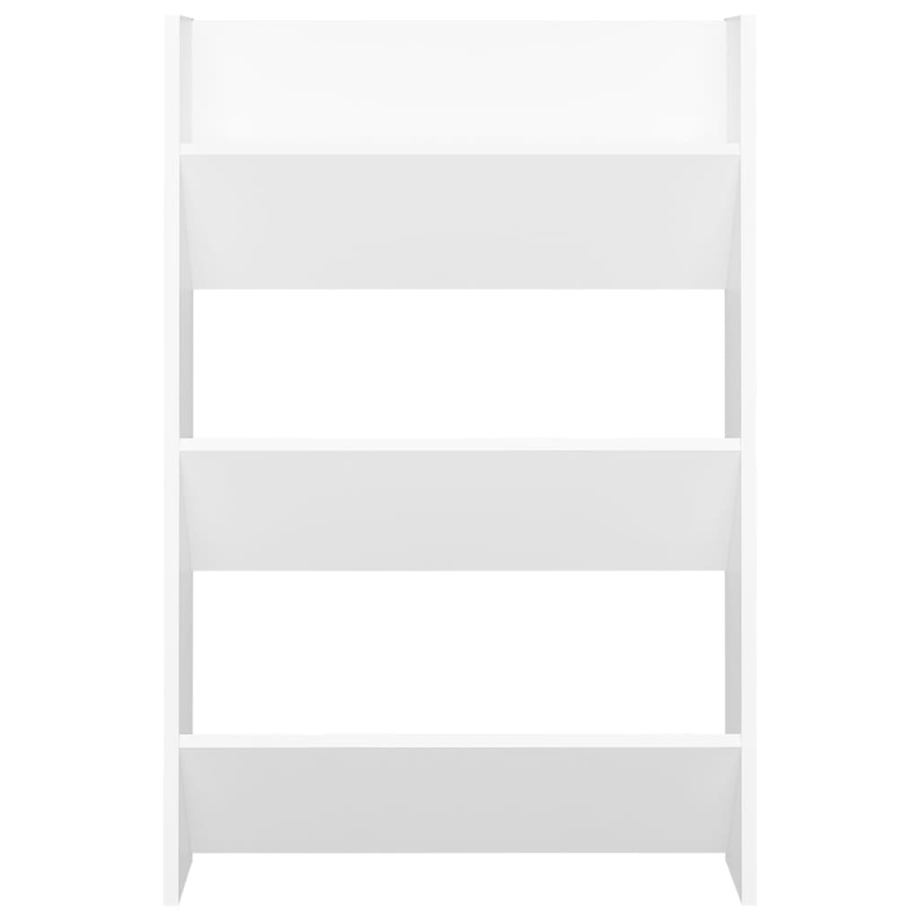 Wall Shoe Cabinets 2 pcs  White 60x18x90 cm Engineered Wood