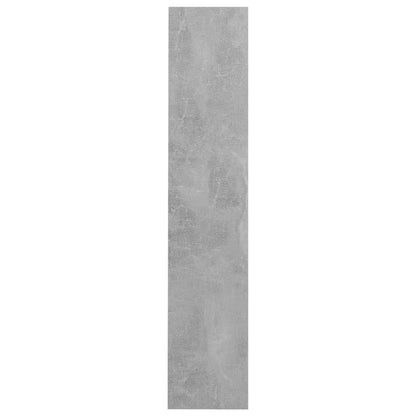 Wall Shoe Cabinets 2 pcs  Concrete Grey 60x18x90 cm Engineered Wood