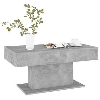 Coffee Table Concrete Grey 96x50x45 cm Engineered Wood