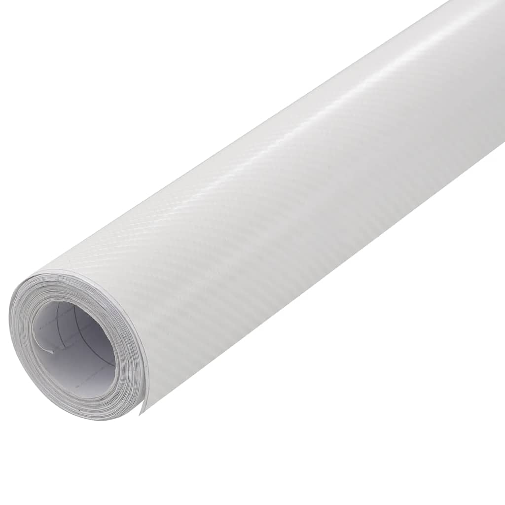 Car Films 2 pcs 4D White 100x150 cm+50x150 cm