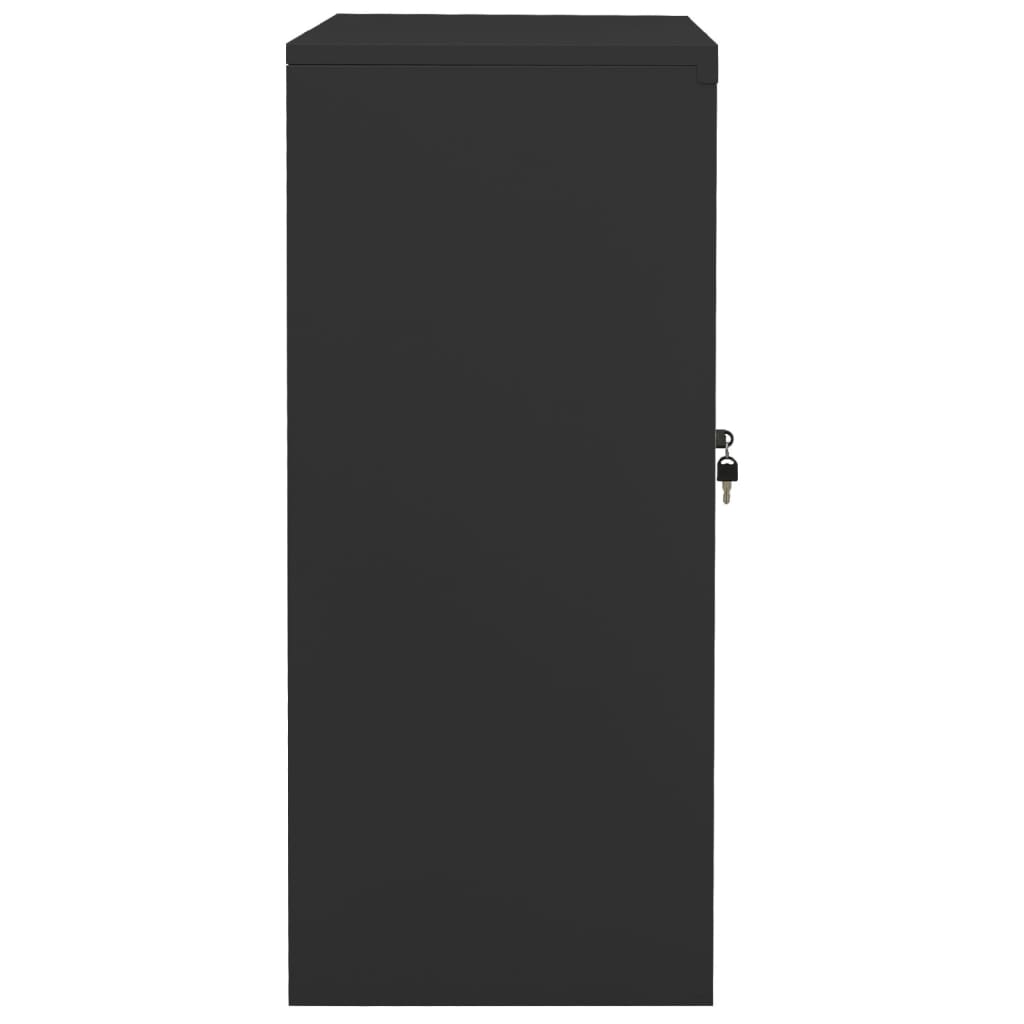 Office Cabinet Anthracite 90x40x90 cm Steel