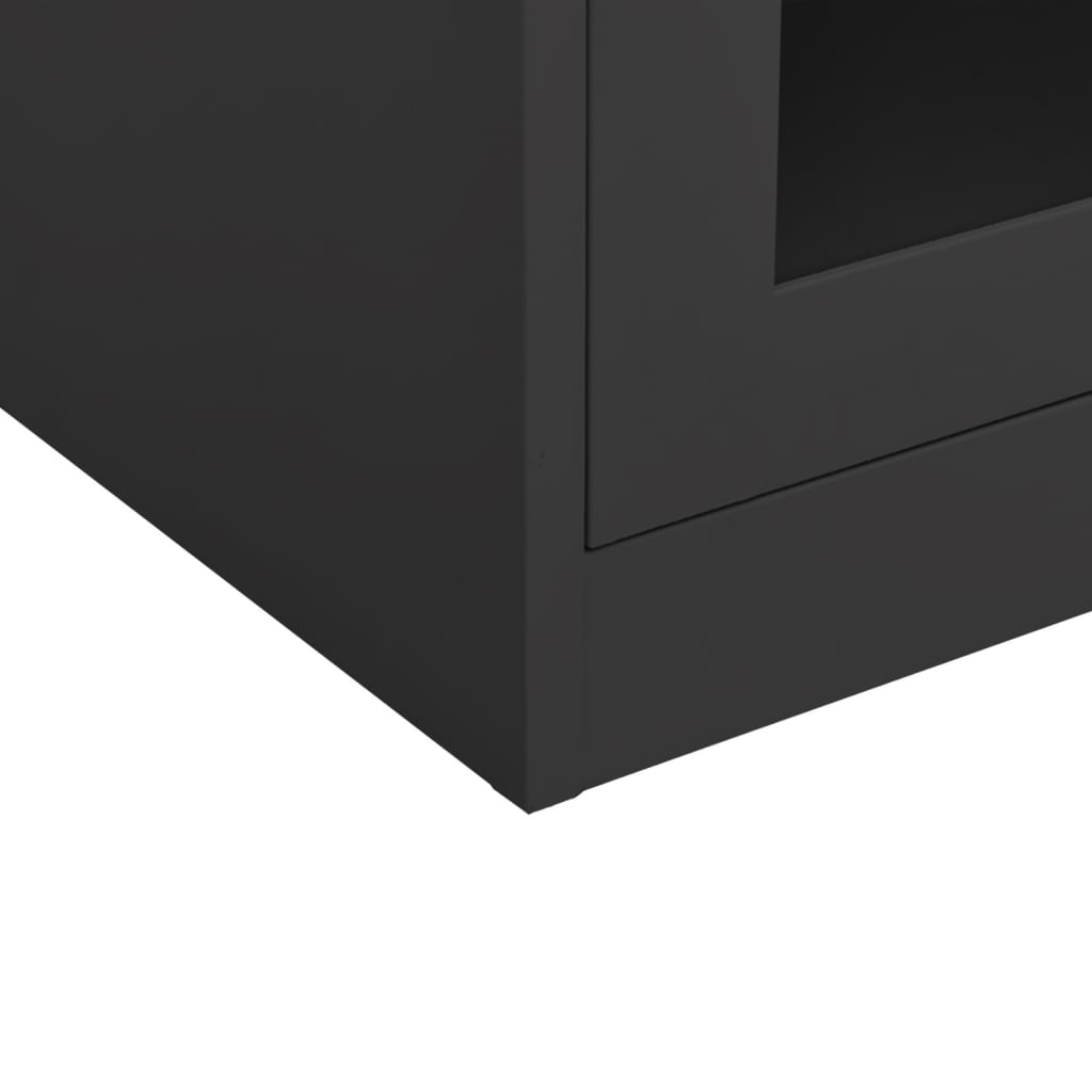 Office Cabinet Anthracite 90x40x90 cm Steel