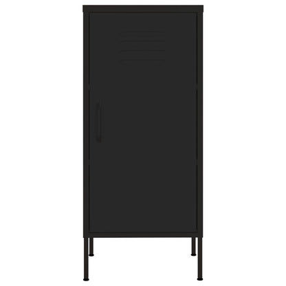 Storage Cabinet Black 42.5x35x101.5 cm Steel