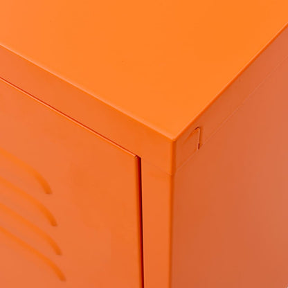 TV Cabinet Orange 105x35x50 cm Steel