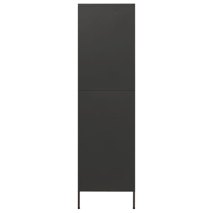 Wardrobe Anthracite 90x50x180 cm Steel