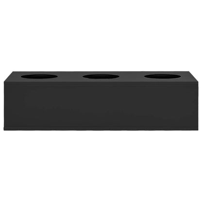 Office Flower Box Anthracite 90x40x23 cm Steel