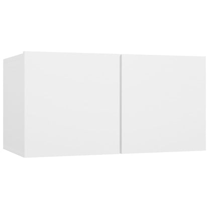 TV Cabinets 4 pcs White 60x30x30 cm Engineered Wood