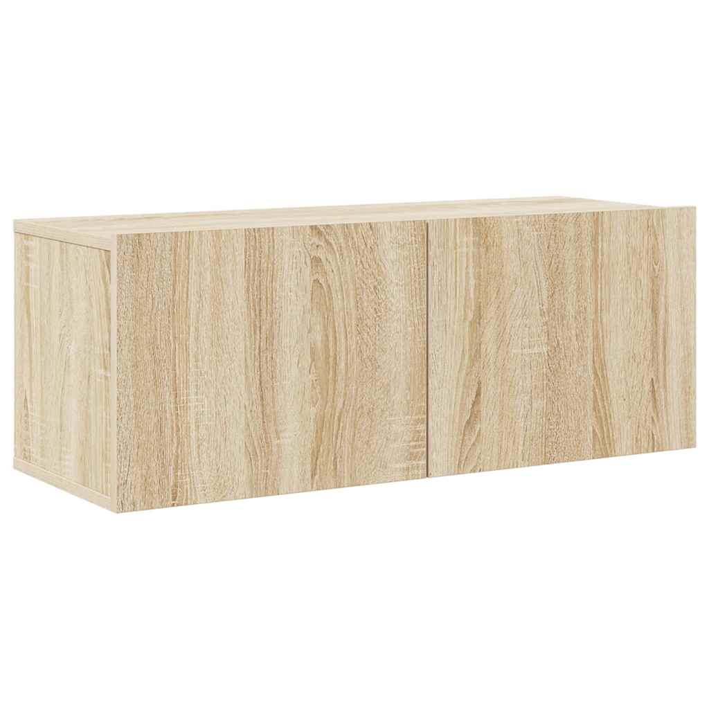 6 Piece TV Cabinet Set Sonoma Oak Engineered Wood