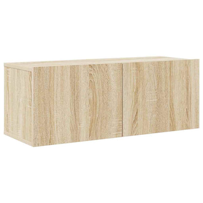 6 Piece TV Cabinet Set Sonoma Oak Engineered Wood