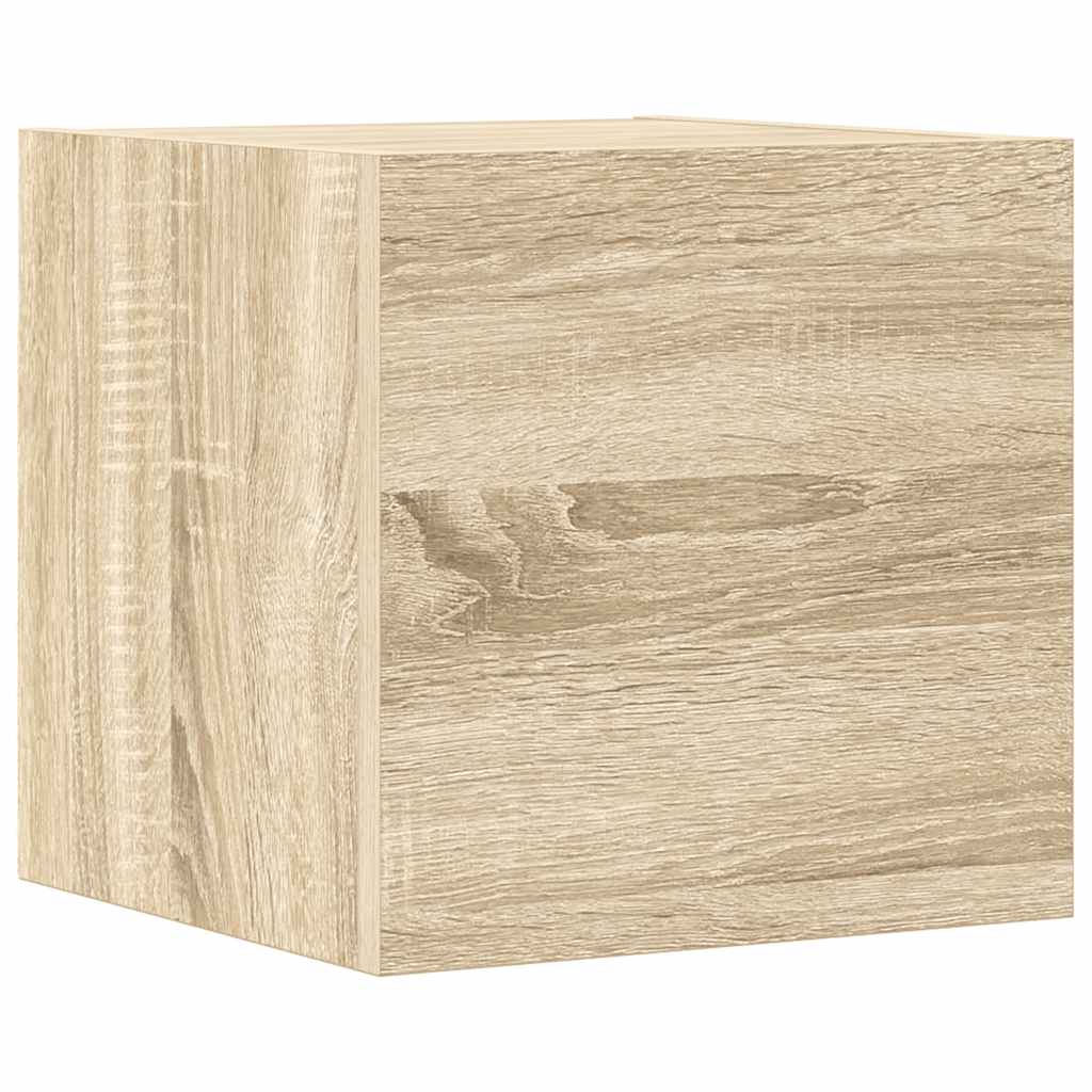 8 Piece TV Cabinet Set Sonoma Oak Engineered Wood