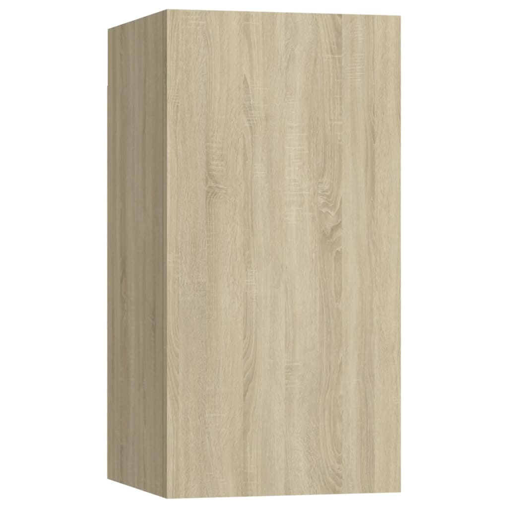 10 Piece TV Cabinet Set Sonoma Oak Engineered Wood