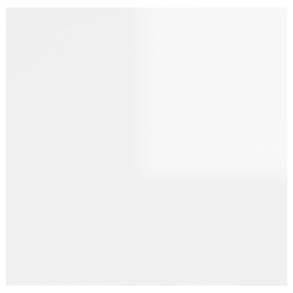 Bedside Cabinet High Gloss White 30.5x30x30 cm Engineered Wood