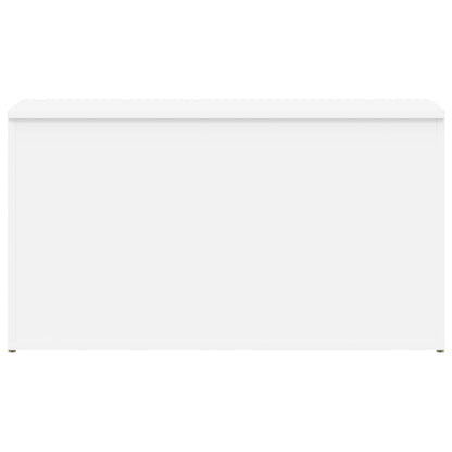 Storage Chest White 84x42x46 cm Engineered Wood