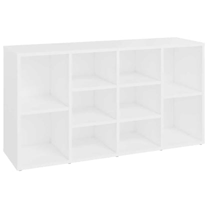 Shoe Bench White 103x30x55 cm Engineered Wood