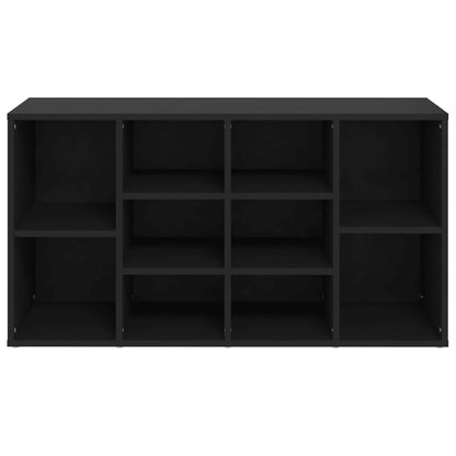 Shoe Bench Black 103x30x55 cm Engineered Wood