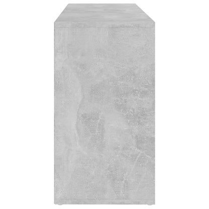 Shoe Bench Concrete Grey 103x30x55 cm Engineered Wood