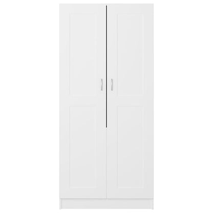 Wardrobe White 82.5x51.5x180 cm Engineered Wood