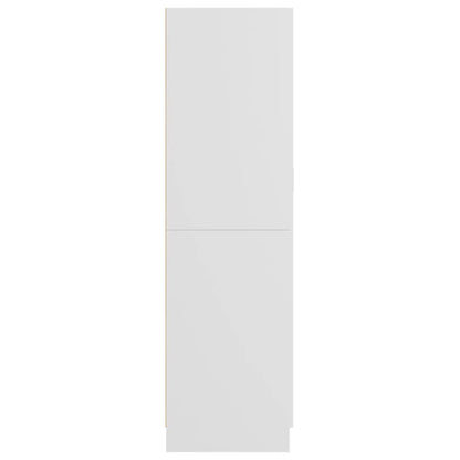 Wardrobe White 82.5x51.5x180 cm Engineered Wood