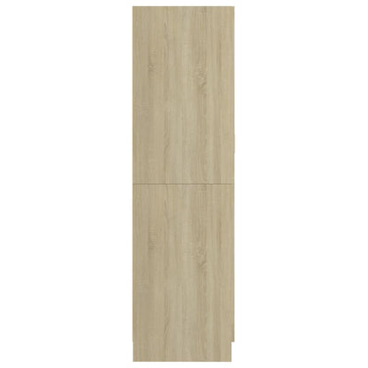 Wardrobe Sonoma Oak 82.5x51.5x180 cm Engineered Wood