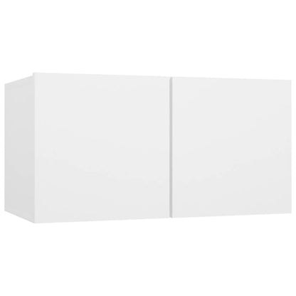 Hanging TV Cabinets 3 pcs White 60x30x30 cm
