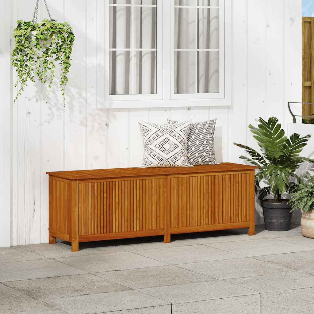Garden Storage Box 175x50x58 cm Solid Acacia Wood