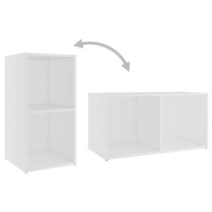 TV Cabinets 2 pcs White 72x35x36.5 cm Engineered Wood