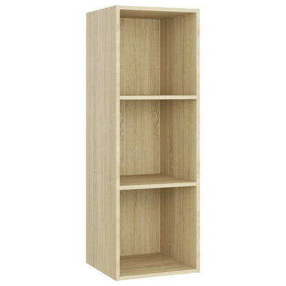 TV Cabinets 3 pcs Sonoma Oak 107x35x37 cm Engineered Wood