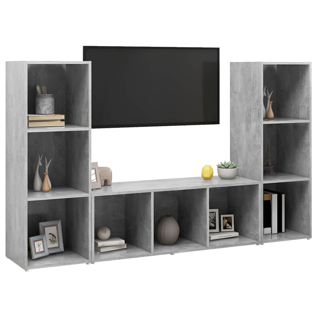 | TV Cabinet | 3 pcs 37 x 35 x 107.5 cm