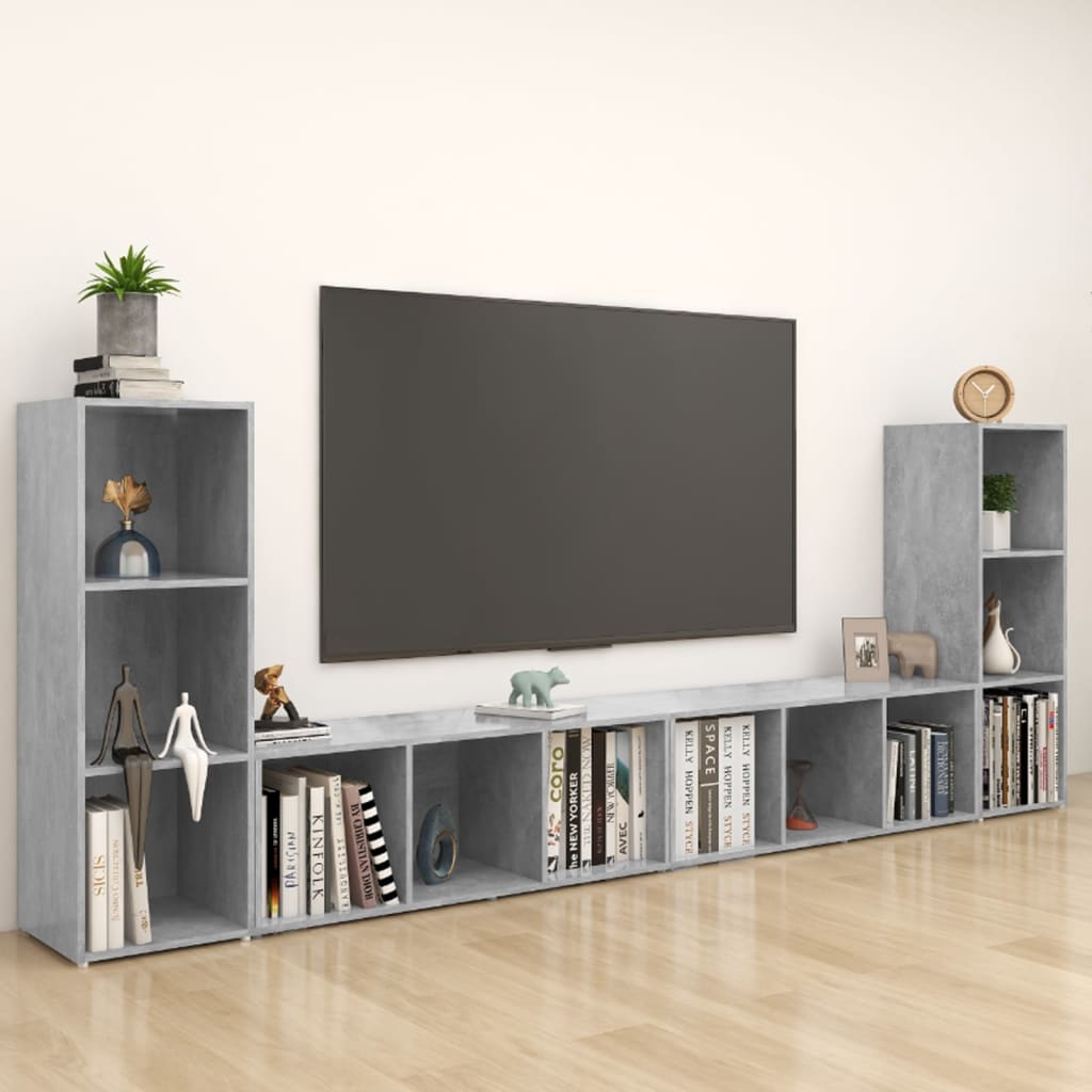 | TV Cabinet | 4 pcs 37 x 35 x 107.5 cm