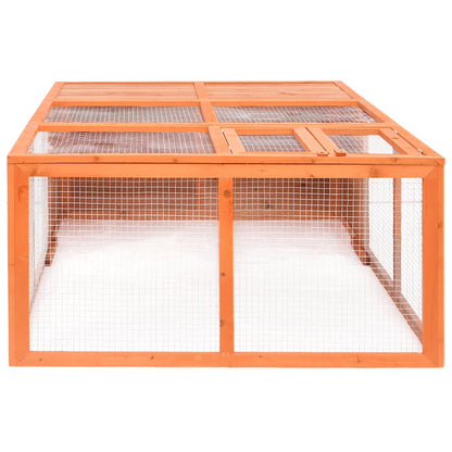 Garden Animal Cage 150x100x50 cm Solid Firwood