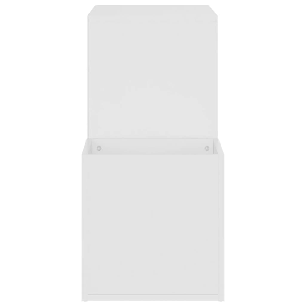 Hall Shoe Cabinet White 105x35.5x70 cm Engineered Wood