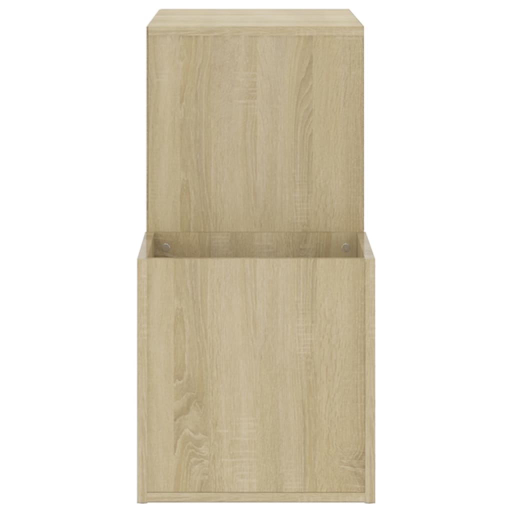 Hall Shoe Cabinet Sonoma Oak 105x35.5x70 cm Engineered Wood