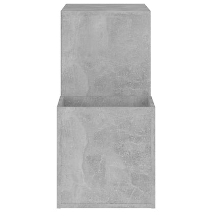 Hall Shoe Cabinet Concrete Grey 105x35.5x70 cm Engineered Wood